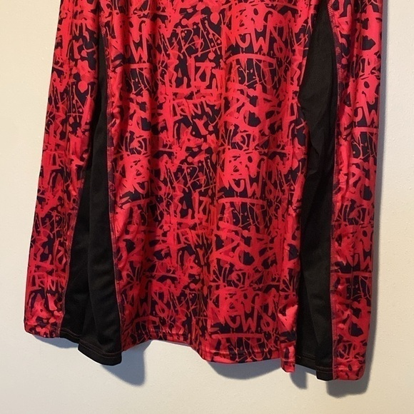 Surflife Flex long sleeve red blk light wt quick dry 4way stretch SPF50 shirt XL - Picture 7 of 13
